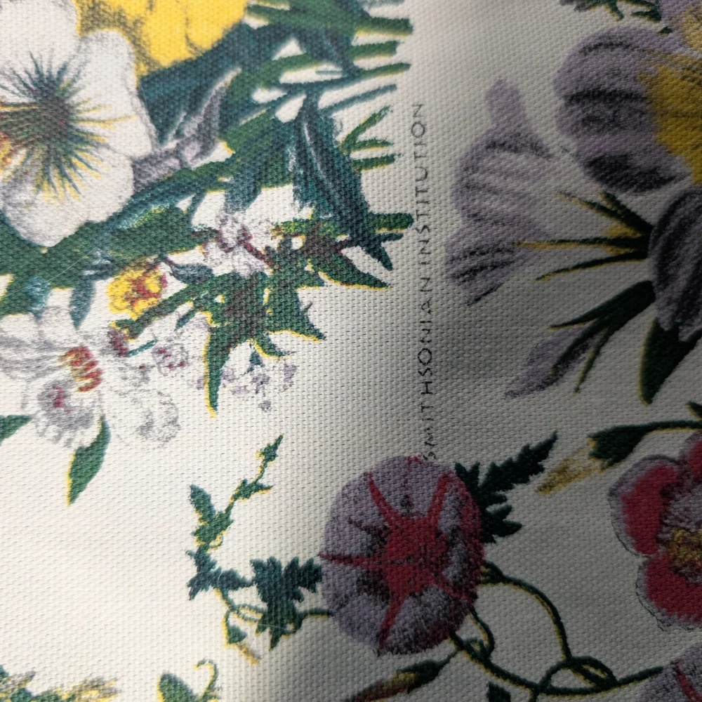 Chic Botanical Apron with Green Straps Smithsonian Institution